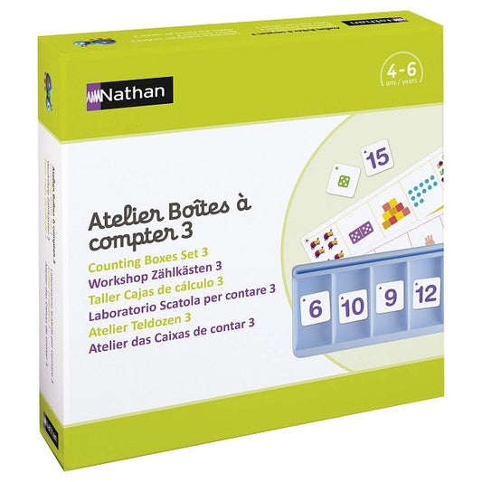 Atelier boîtes à compter 3 - 2 enfants