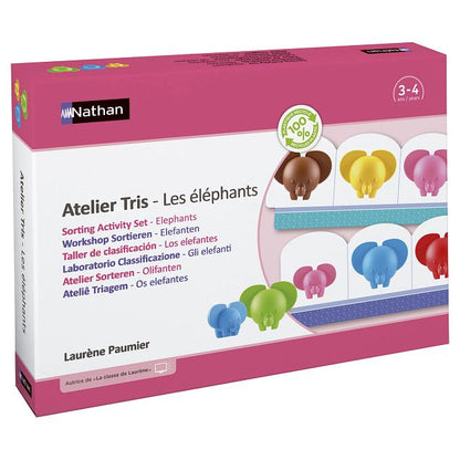 Atelier tris - Les éléphants - 2 enfants