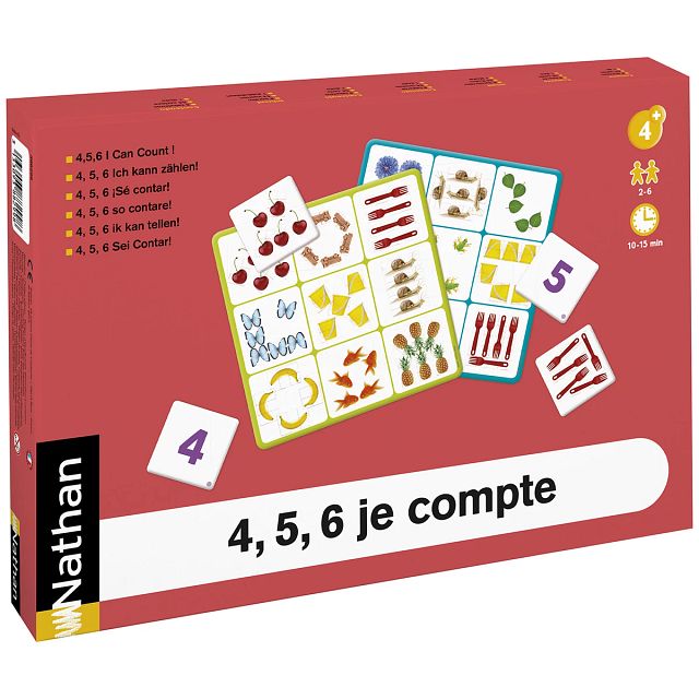 4, 5, 6 Je compte