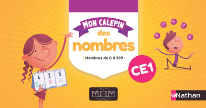 MHM - Calepin des nombres - CP - Pack de 10 exemplaires