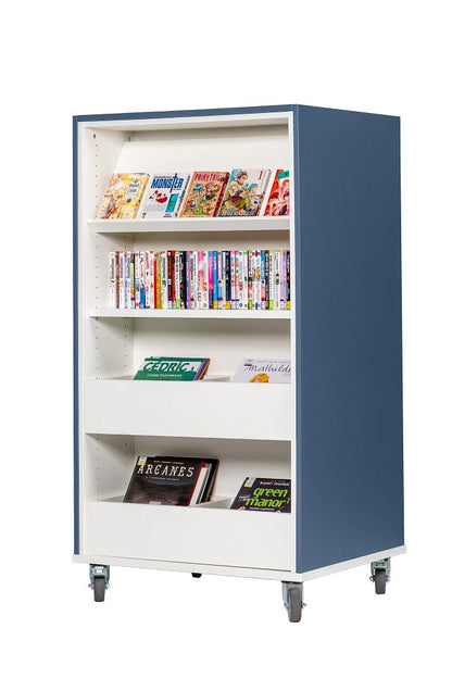 Travée double-face Everna™ Mobile H1500 mm Explore 1/4 - bleu brume