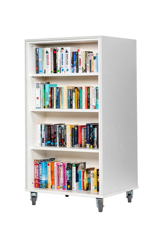 Travée double-face Everna™ Mobile H1500 mm Explore 1/4 - blanc kaolin