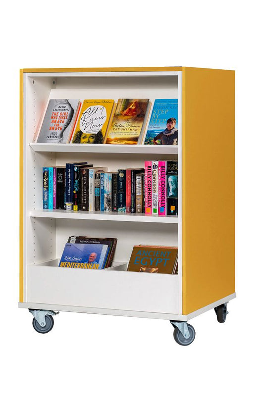 Travée double-face Everna™ Mobile H1200 mm Explore 1/4 - jaune curry