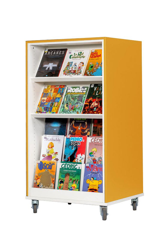 Travée double-face Everna™ Mobile H1500 mm Explore 1/5 - jaune curry