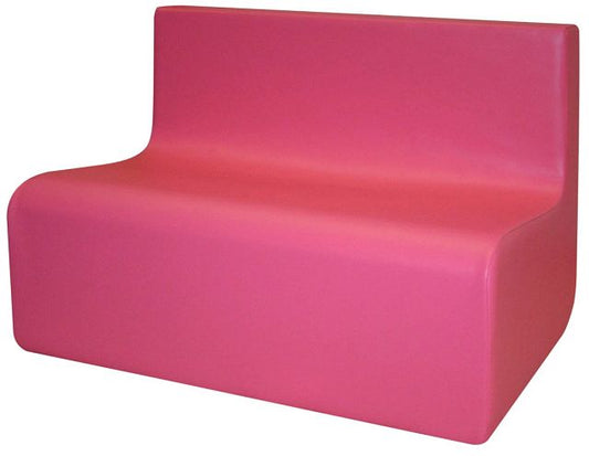 Banquette 3 places - coquelicot