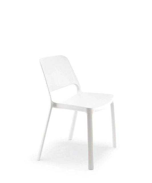 Chaise Maike - blanc neige