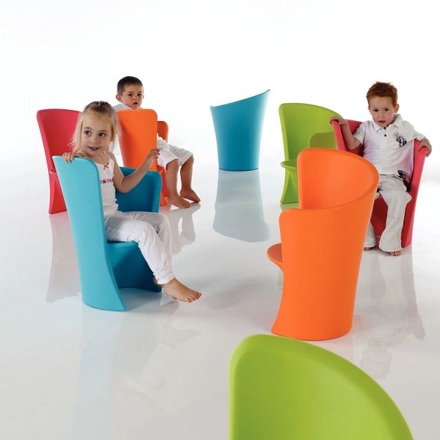 Chauffeuse Skaly enfant - orange