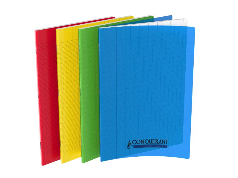 Cahiers Conquérant polypropylène - 210 x 297 mm 48 pages Séyès