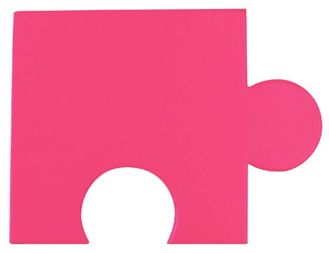 Tapis puzzle carré (lot/2) - lilas